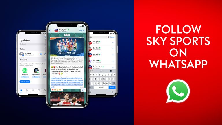 Sky Sports WhatsApp kanal
