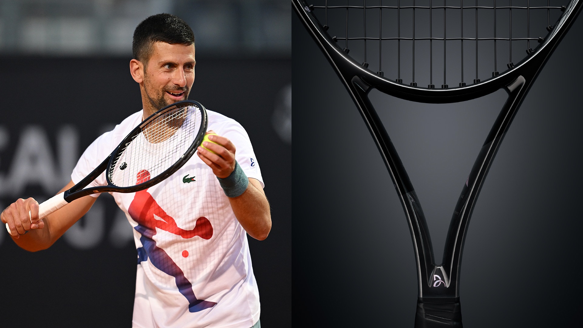 Sve crno: Novak Đoković će do kraja karijere igrati u ekskluzivnom reketu "Legende"