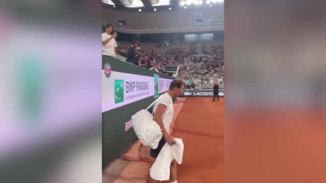 Rafa Nadal oslobađa ludila na prvom treningu na Rolan Garosu