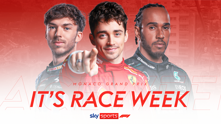Monako GP se održava ove nedelje u 14h - uživo na Sky Sports F1 i Sky Sports Main Event