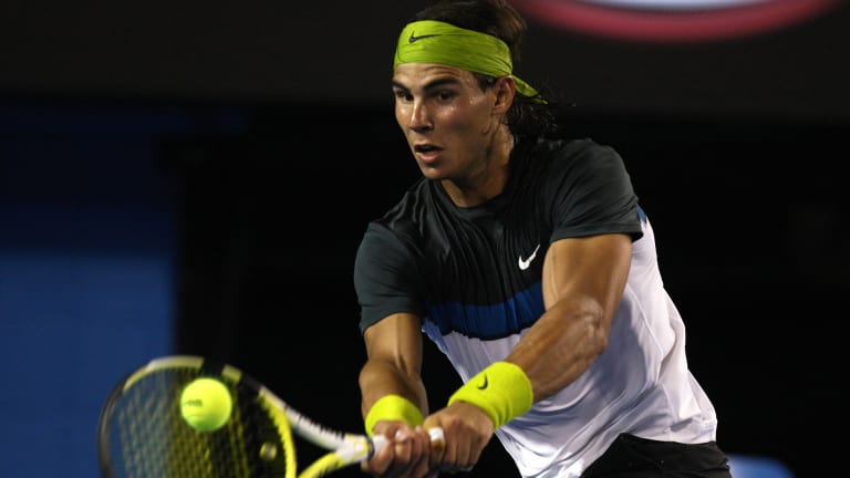 Nova godina, novi izgled: Nadal je 2009. iznenadio navijače bacanjem majica bez rukava za čistiju siluetu na putu do pobede na Australijan openu 2009.