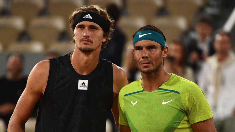 Nadal i Zverev nisu igrali od polufinala Rolan Garosa 2022. godine, koje je završeno kada je Nemac doživeo jezivu povredu zgloba.