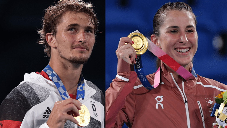 Aleksandar Zverev i Belinda Benčić pobedili su u muškom i ženskom singlu na Olimpijskim igrama u Tokiju 2020.