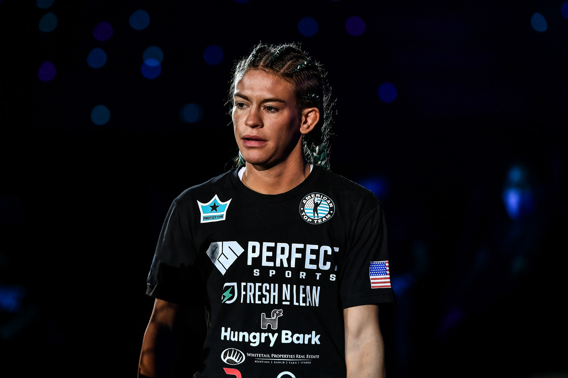 Alyse Anderson walks out at ONE 157