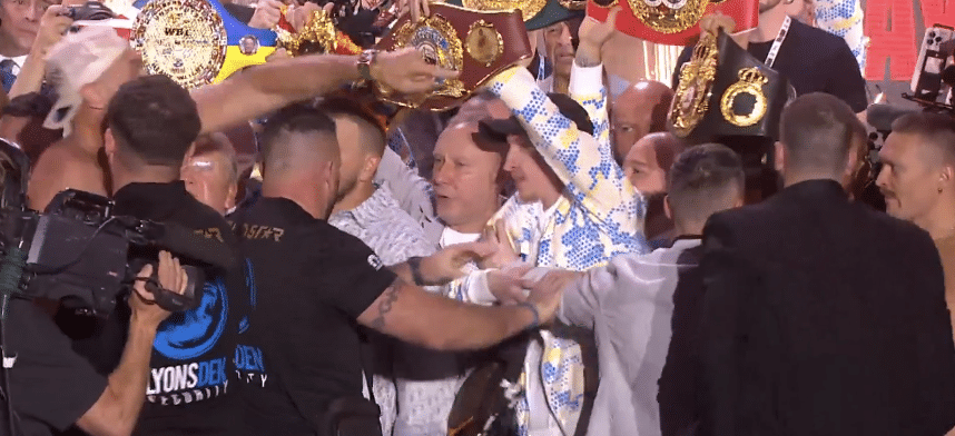 Fury And Usyk Separated At Weigh-In