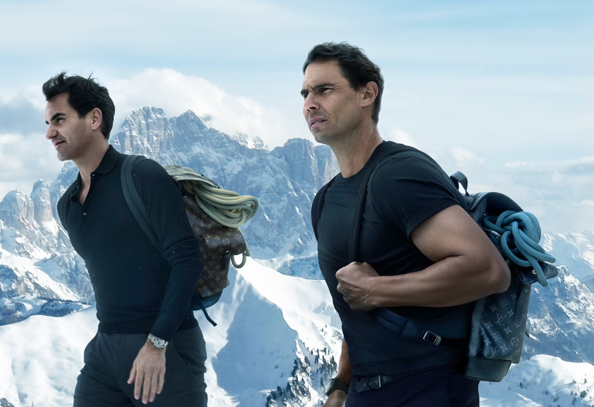 Rodžer Federer, Rafael Nadal se udruћio u zavejanim snimanjima za kampanju Louis Vuitton's Core Values