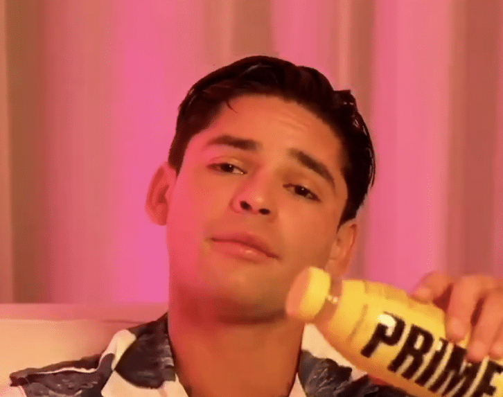 Ryan Garcia Trolls Logan Paul By Apologizing And Drinking PRIME