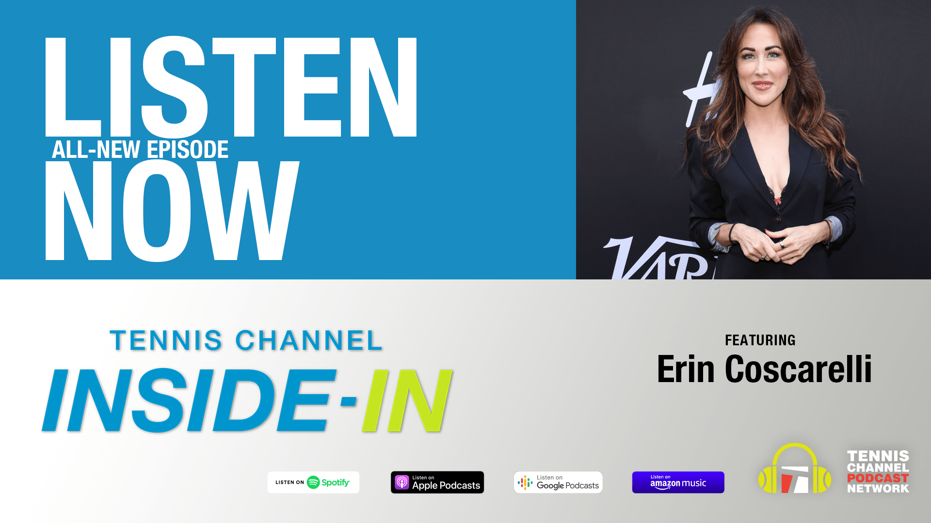 Tennis Channel Inside-In na kome nastupa Erin Coscarelli: Sportska medijska zvezda koja menja razgovor