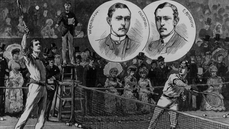 1882: Blizanci Vili i Ernest Renšo igraju poslednji set Vimbldonskog teniskog šampionata u muškom singlu. Vili je u ovom susretu pobedio brata i sedam puta bi imao titulu.