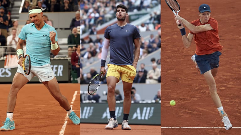 Rafael Nadal, Karlos Alkaraz, Janik Grešnik u Najku