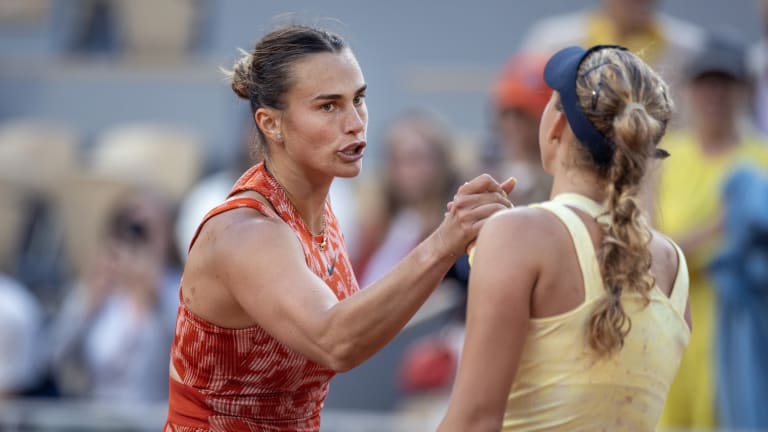 Sabalenka je 8-0 rekord u četvrtfinalu Grend slema (16-0 u setovima) završio se u sredu.