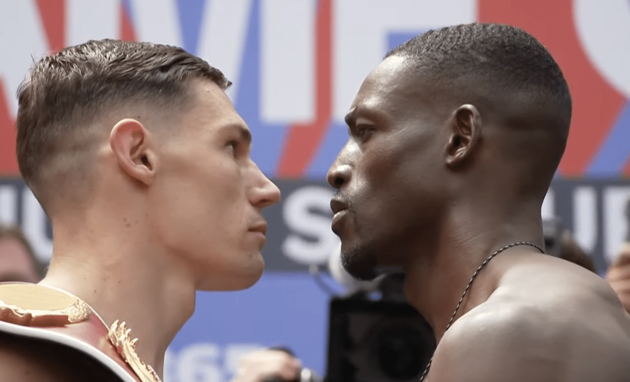 Billam-Smith And Riakporhe Make Weight, Exchange Intense Stares