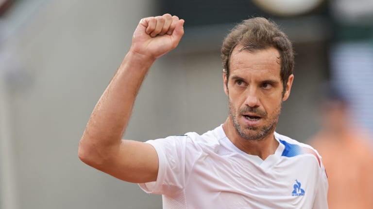 Gasquet je 31 glavni žreb pobede na Vimbldonu su najviše među njegovoj karijeri ukupno u četiri majora.