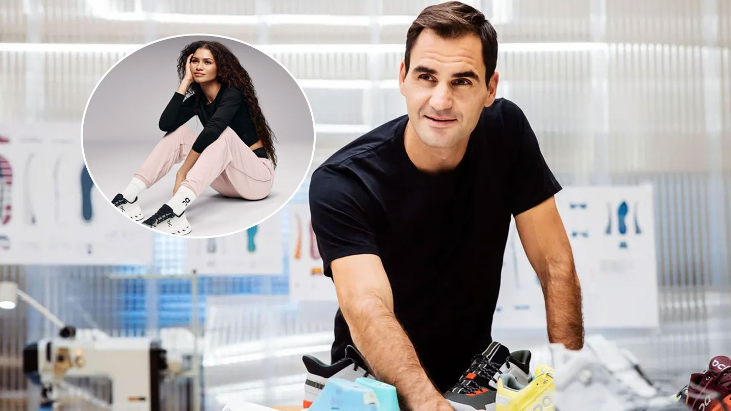Rodžer Federer dočekuje zvezdu 'Čelendžera' Zendaja u porodici On apparel