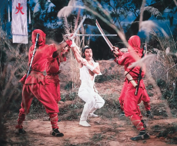 A still from Five Elements Ninja