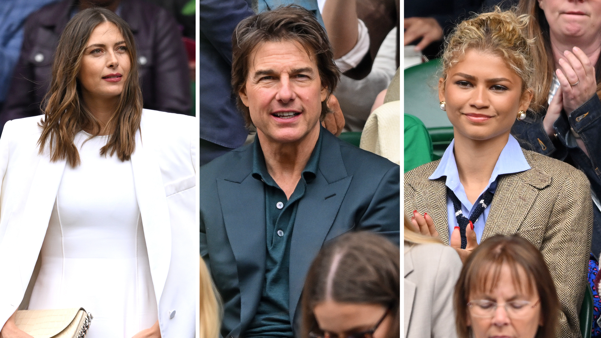 FOTOGRAFIJE: Tom Kruz, Zendaja, Marija Šarapova predvode kavalkadu poznatih do ženskog finala Vimbldona 2024.