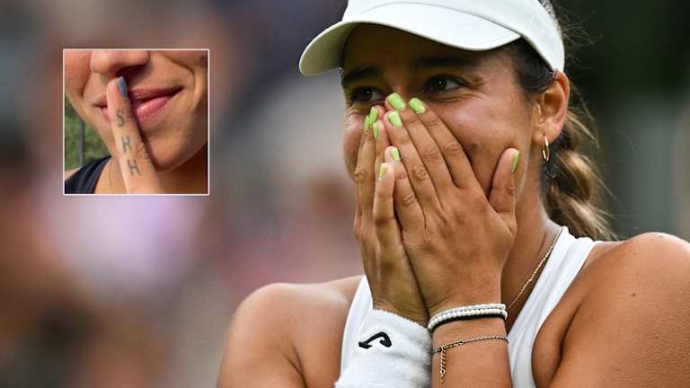 Tetovaža Bouzas Maneiro 'SHH' šalje poruku – a sada to čini i njen tenis, nakon što je u utorak pobedila u svom prvom Grend slem meču u glavnom žrebu.
