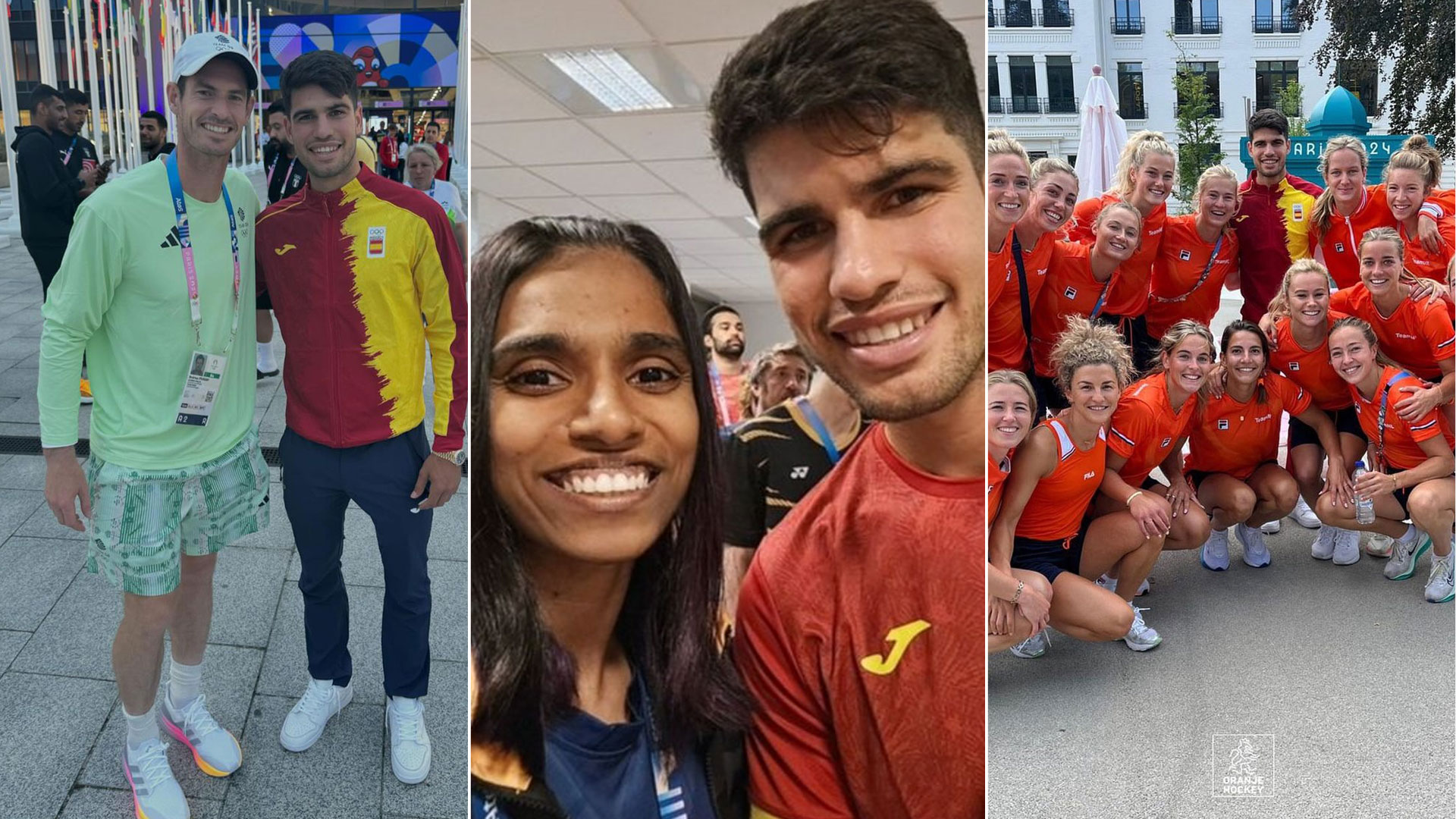 Da li je Karlos Alkaraz kralj selfija u Olimpijskom selu Pariza? Da.