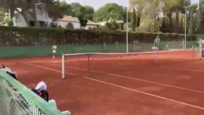 Karlos Alkaraz već trenira na šljaci sa svojim pogledom na Pariz