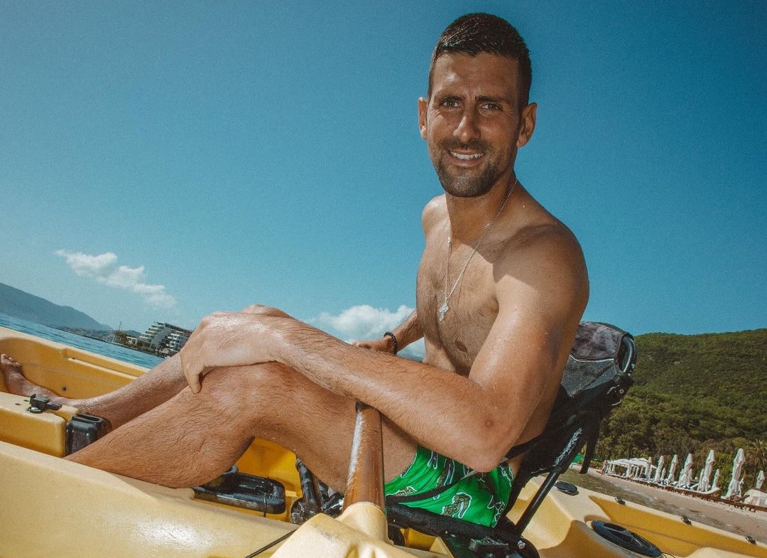 Novak Đoković je olimpijske pripreme uključuje trening na šljaci i čamac pauzu