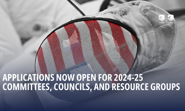 Oblikujte budućnost mačevanja: Prijavite se odborima, savetima i resursnim grupama SAD-a za mačevanje za 2024-25