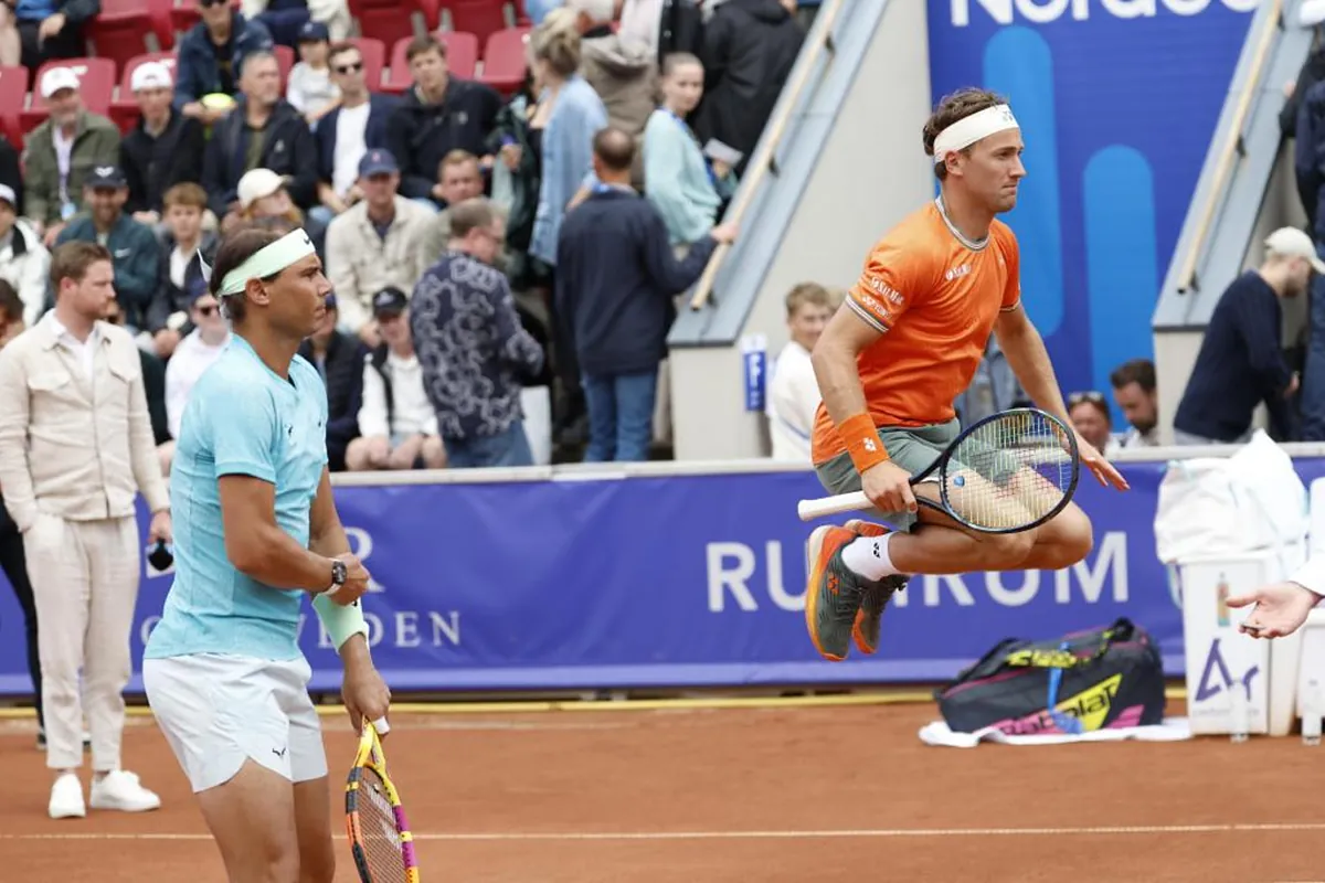 Rafa Nadal fino štimuje Za Igre: Pobeda na njegovom debiju u dublu u Bastadu