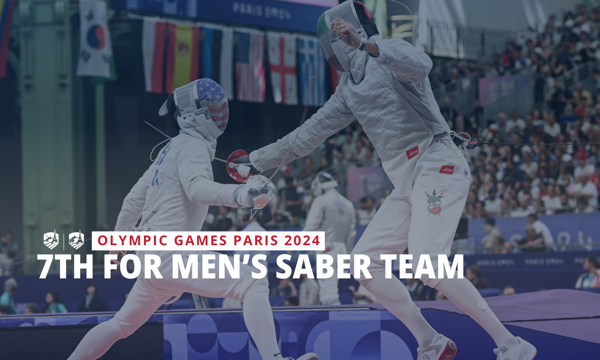 Tim SAD završava 7. u muškoj sablji timskom događaju