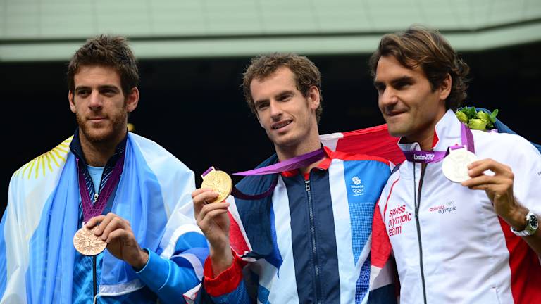 Marej se pokazao kao strašan izazivač velikanima sa kojima se redovno suočavao: 11-14 protiv Rodžera Federera (koga je pobedio za svoju prvu olimpijsku zlatnu medalju, 2012); 7-3 protiv Huana Martina del Potra; 7-17 protiv Rafaela Nadala; 11-25 vs. Novak Đoković.