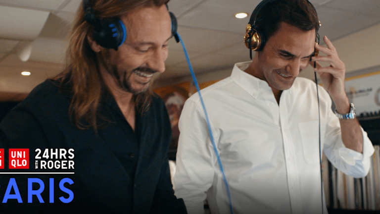 DJ Bob Sinclar i Roger Federer izvode svoj novi hit sa "Roger miks".