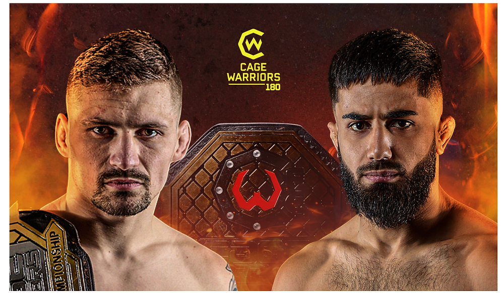 Gittins vs Qadrian Title Borba postavljena za Cage Varriors 180: London, novembar 15, 2024