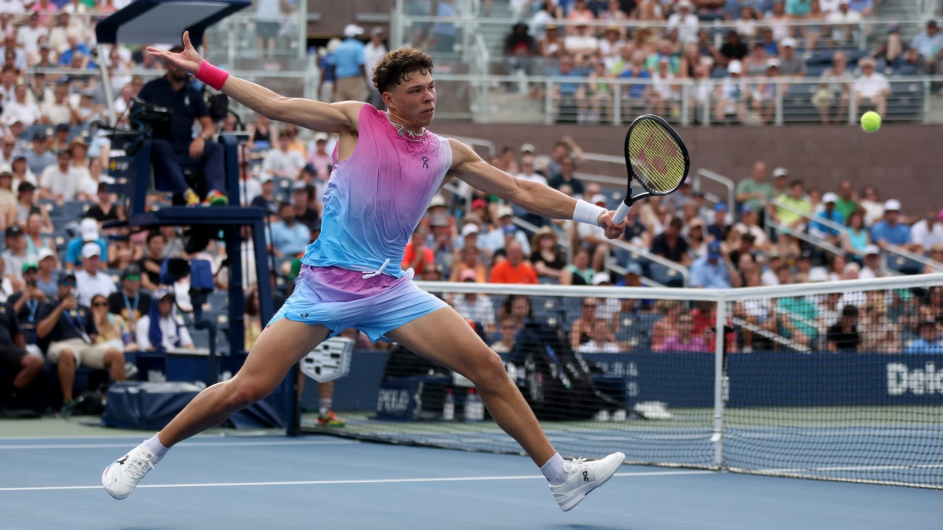 Veliki čovek na kampusu: Ben Shelton knjige blagajna Otvoreno prvenstvo sukob sa Frances Tiafoe