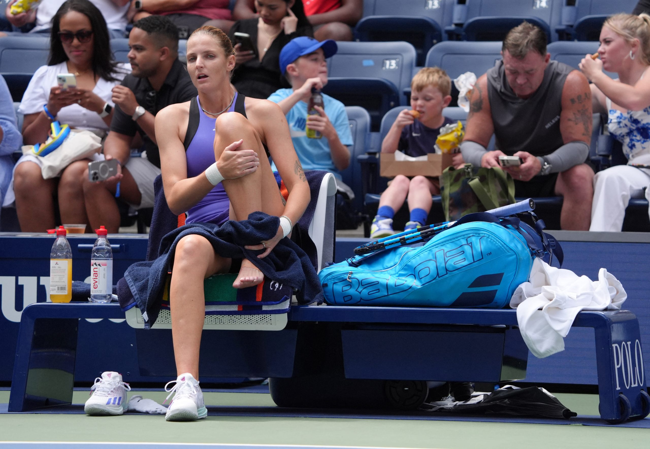 Karolina Pliskova se povlači nakon tri boda na Otvoreno prvenstvo Amerike zbog povrede skočnog zgloba
