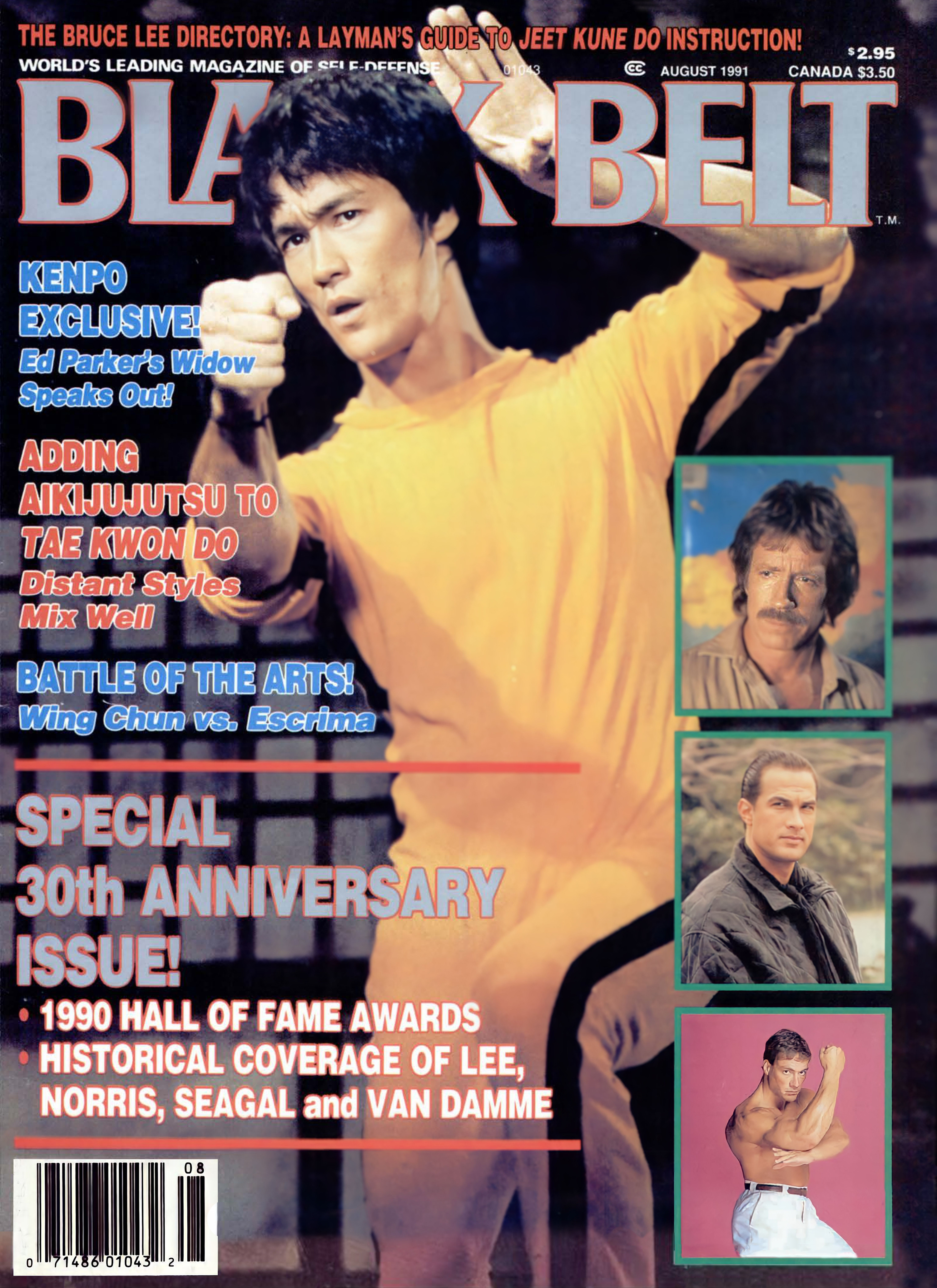 Bruce Lee on Crni pojas Mag Cover