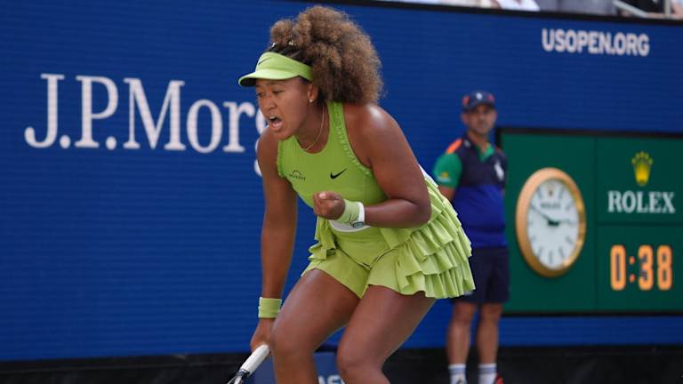 Osaka je pokazala pozitivne emocije tokom gromoglasnog povratka u akciju u USTA Billie Jean King National Tennis Center.
