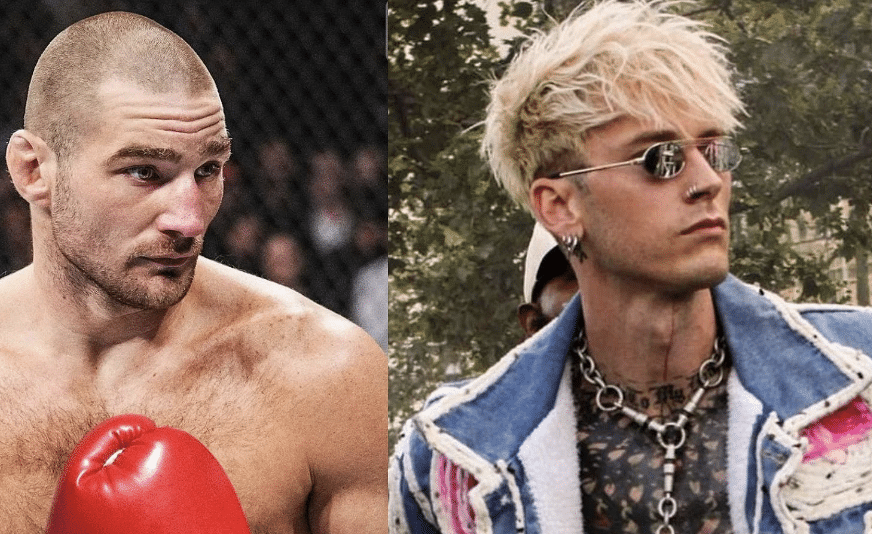 Sean Strickland uzvraća vatru na repera Machine Gun Kelli