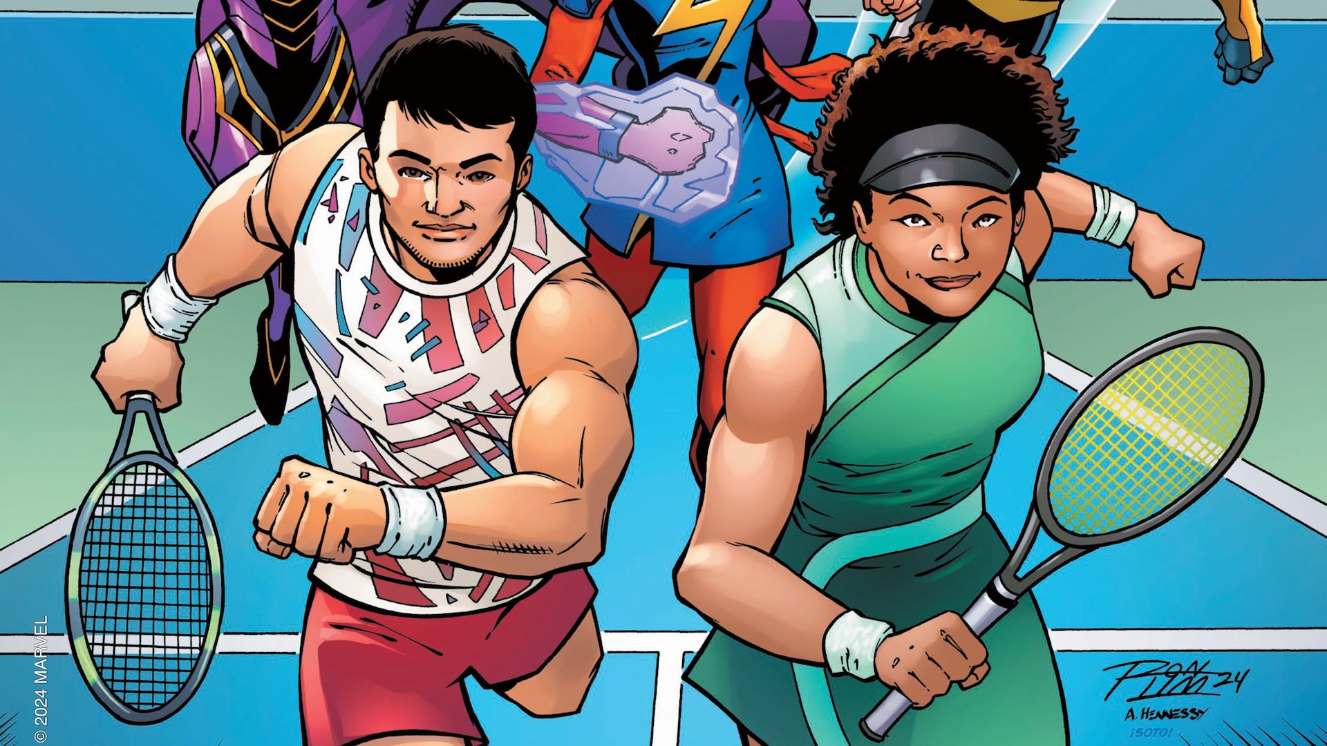 USTA, Marvel pretvoriti teniske zvezde Karlos Alkaraz, Naomi Osaka u stripove superheroje uoči 2024 Otvoreno prvenstvo Amerike