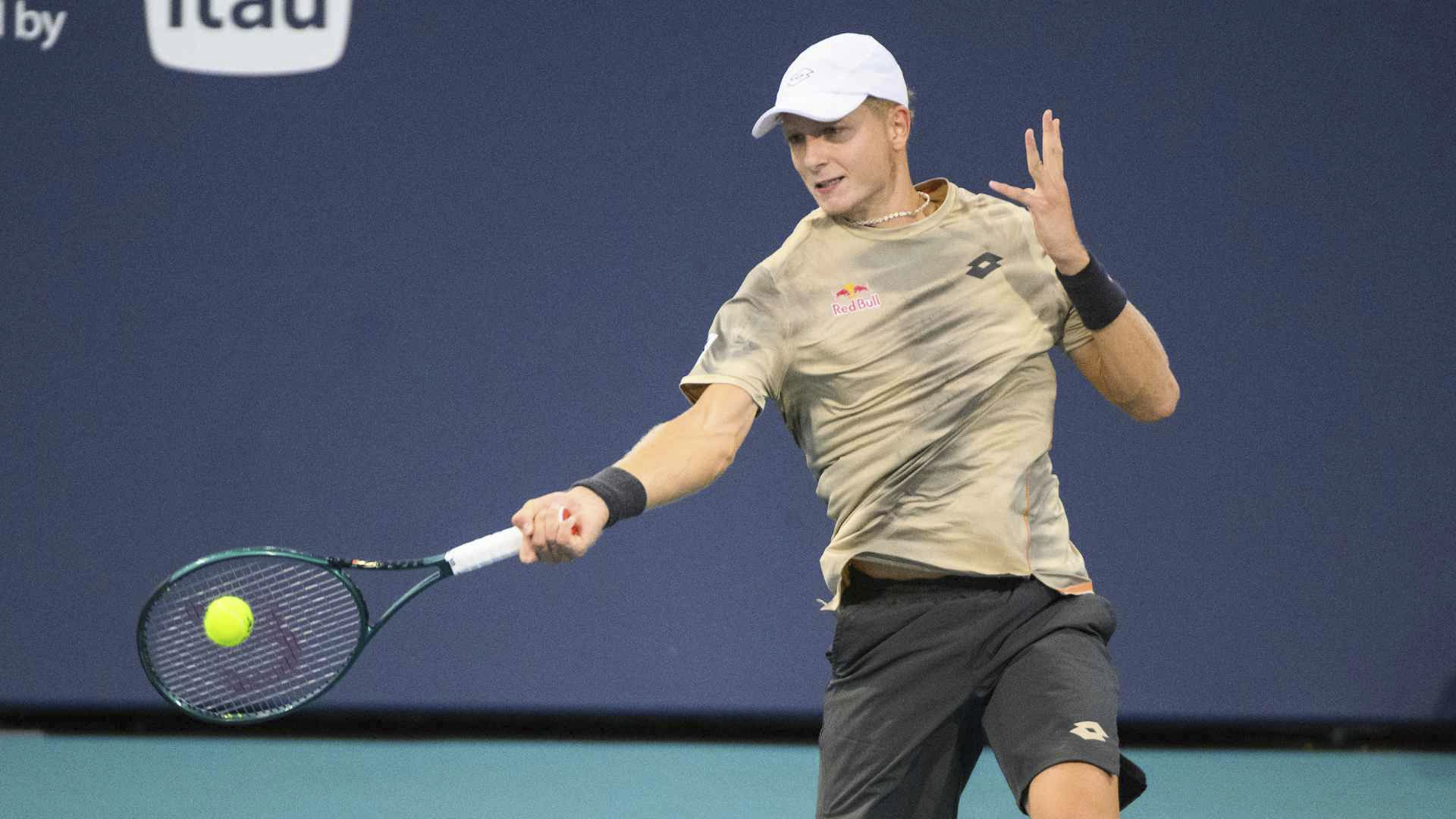 Martin Landaluce -18 godina-, 254 na ATP rang listi, tokom turnira ove sezone.