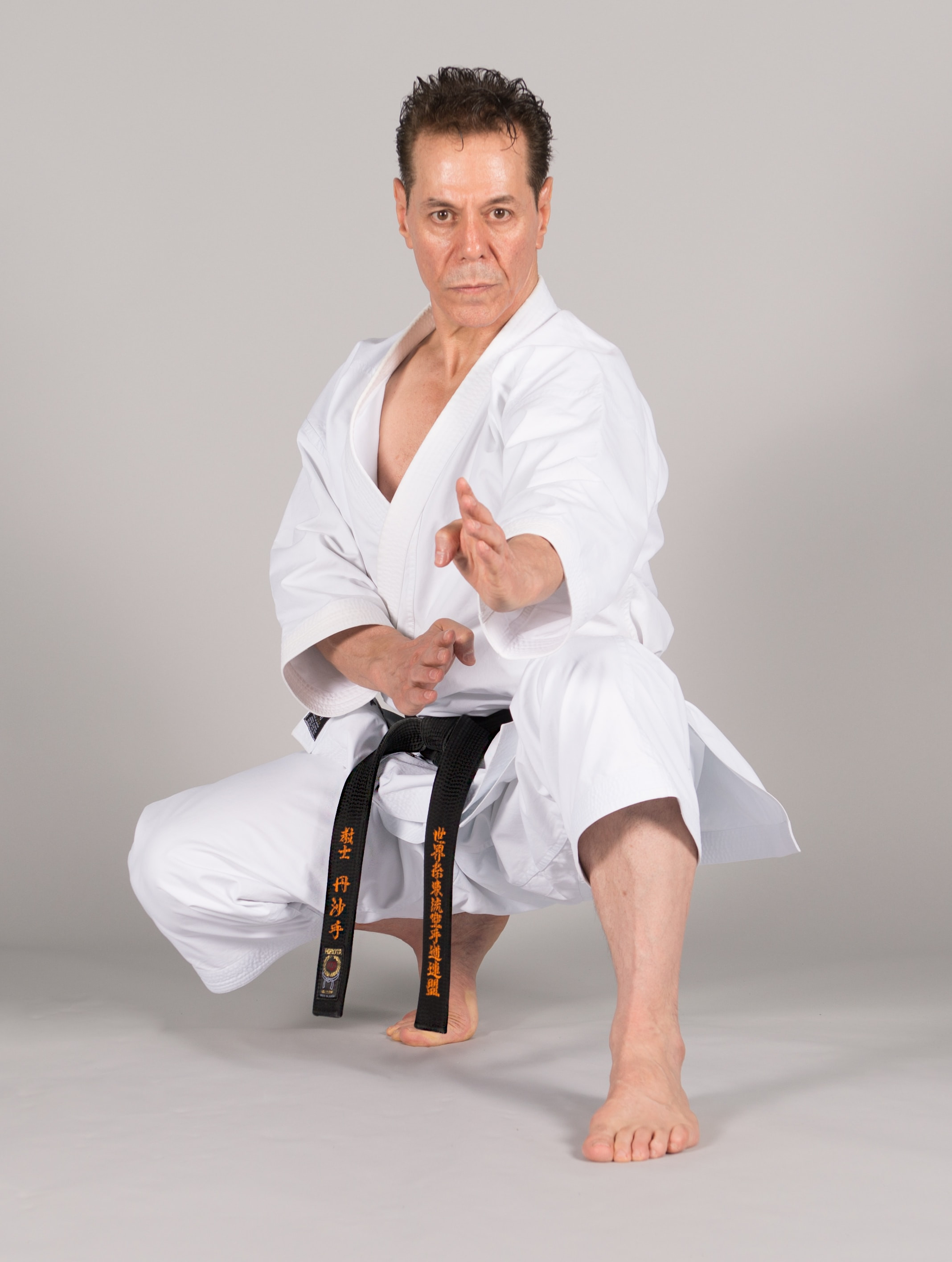 Karateka drži svoj stav