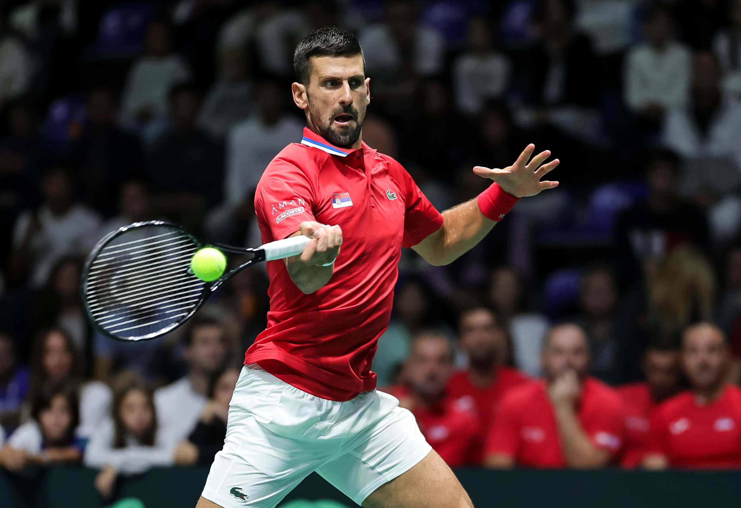 Novak Đoković osvojio Dejvis kup poraz u prvom meču akciji od Otvoreno prvenstvo SAD uznemiren