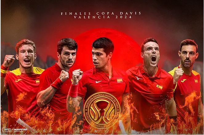 Carreno, Martinez, Alcaraz, Bautista i Granollers.