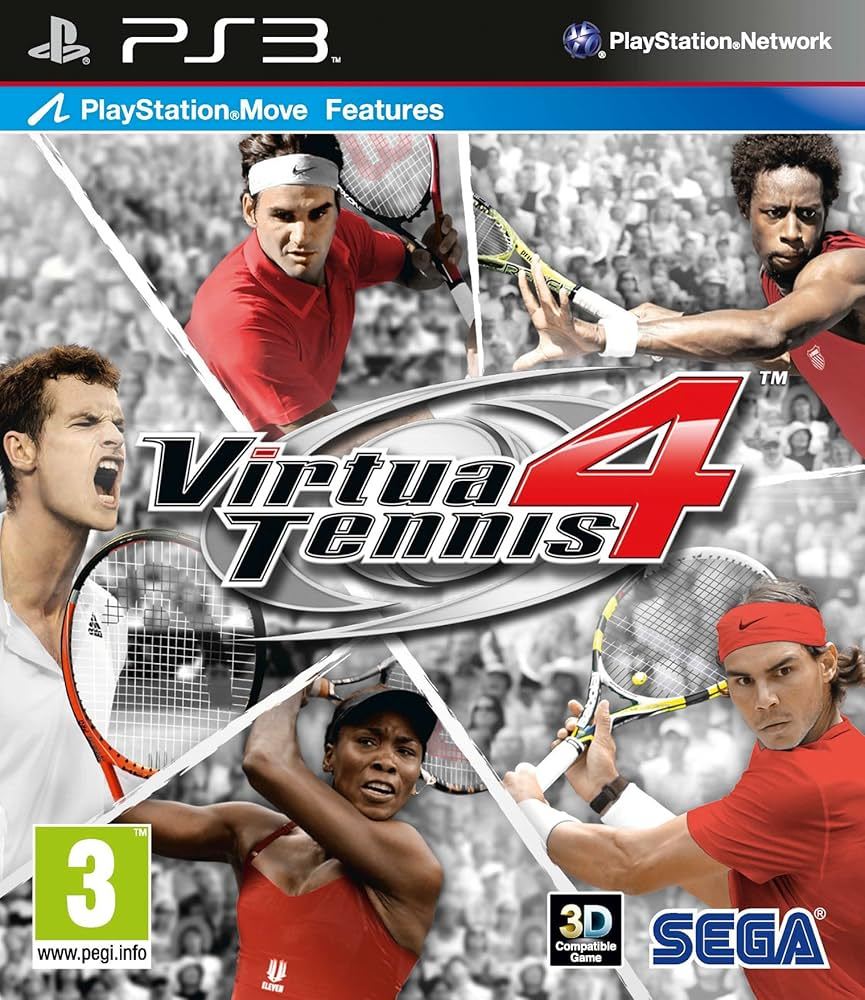 Rafa Nadal na naslovnoj strani Virtua Tennis 4.