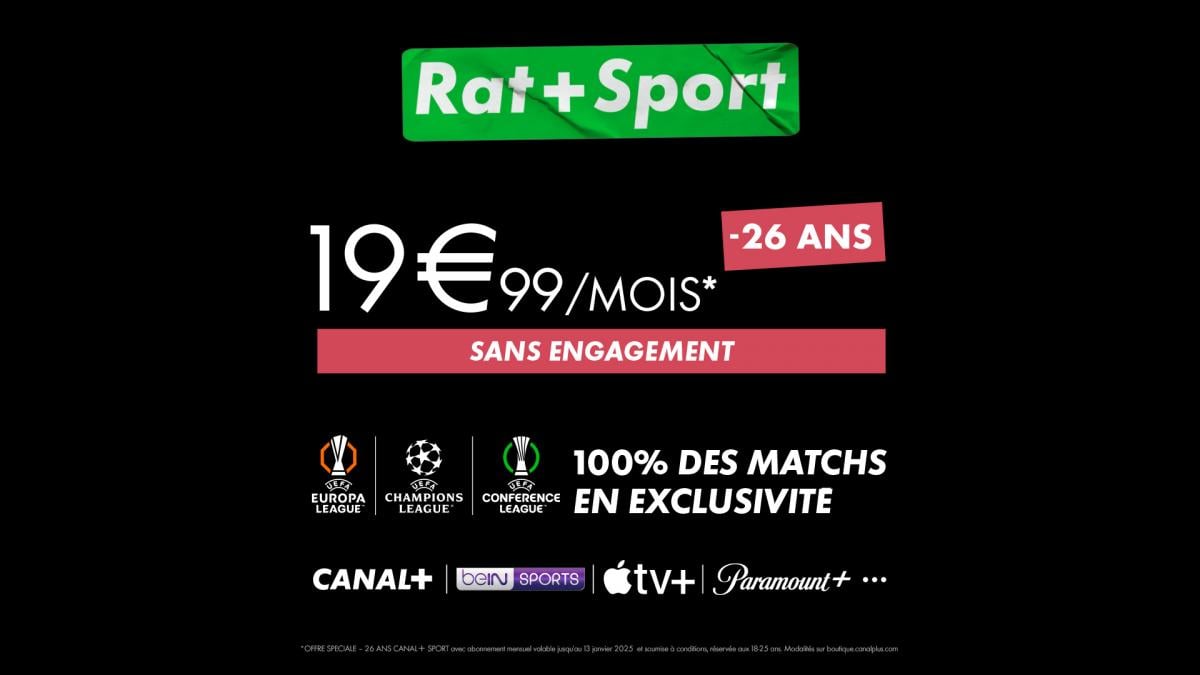 Fenomenalna nova ponuda Canal+: RAT + SPORT ponuda!