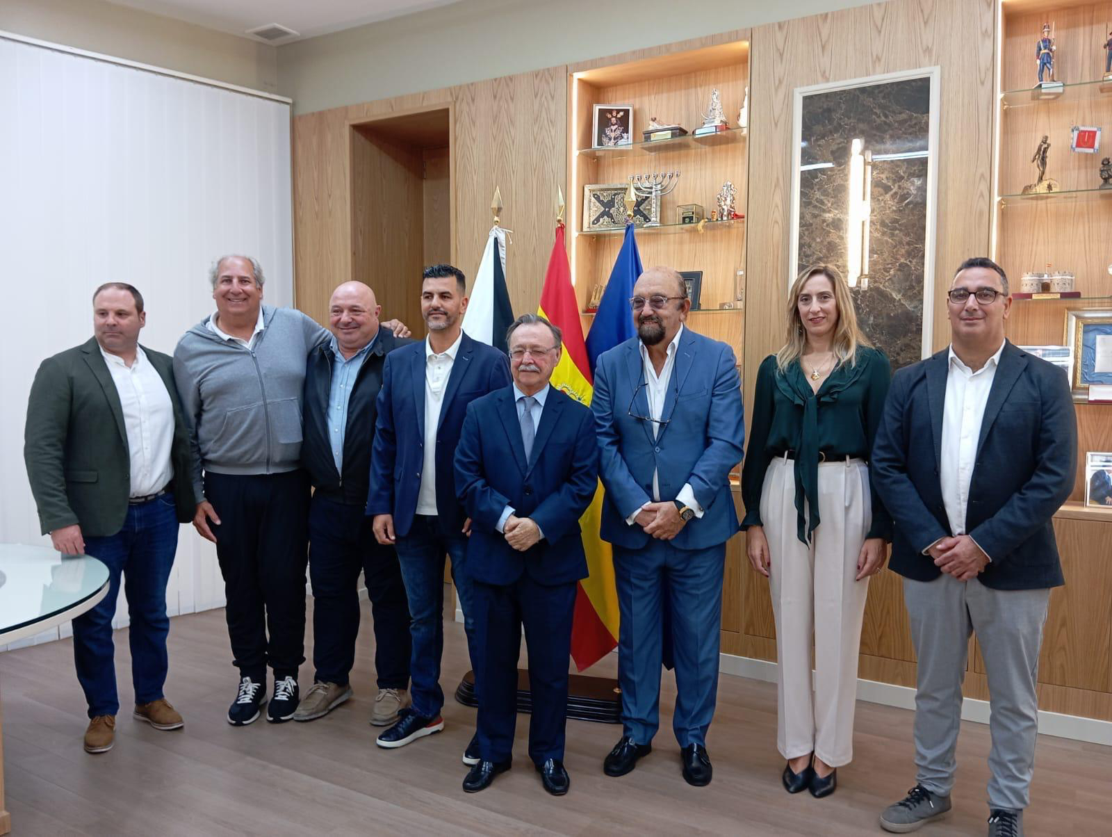 Prijem od strane predsednika autonomnog grada Ceuta.,