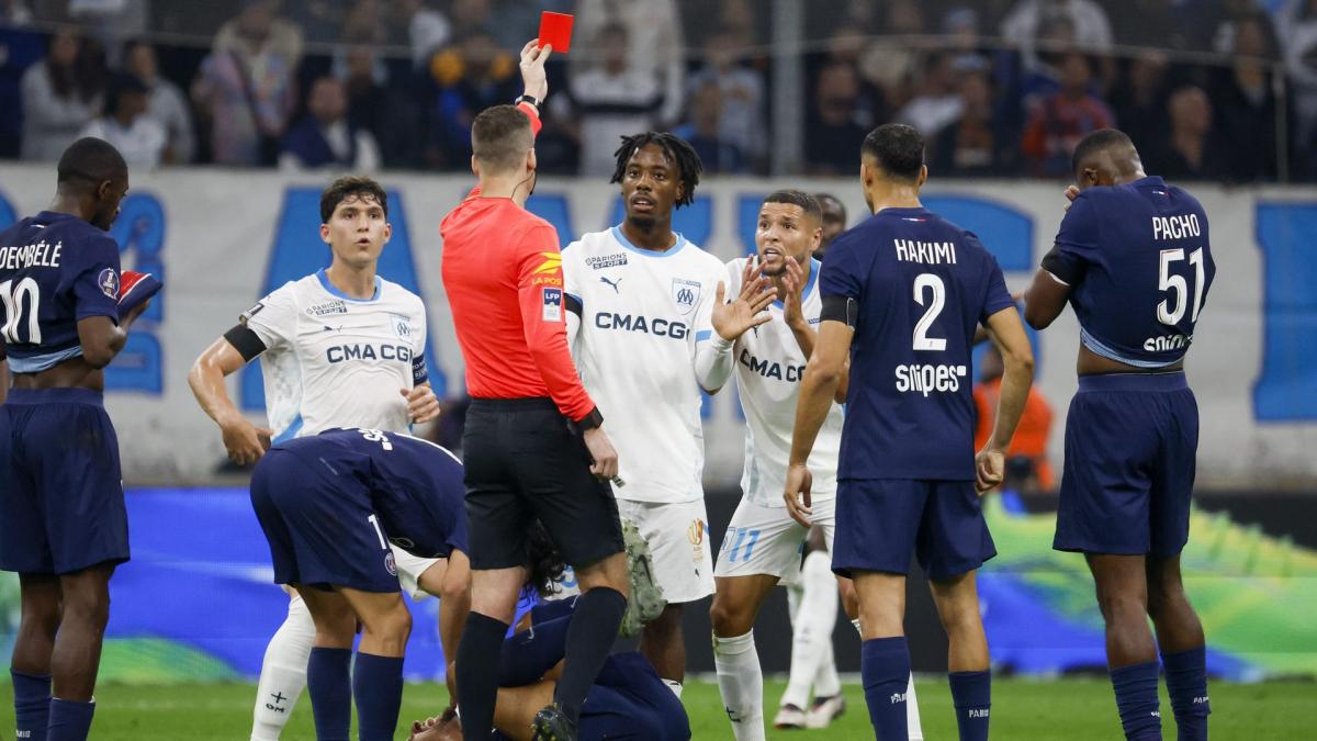 L1: PSG šamar OM brzo smanjen na 10 ljudi