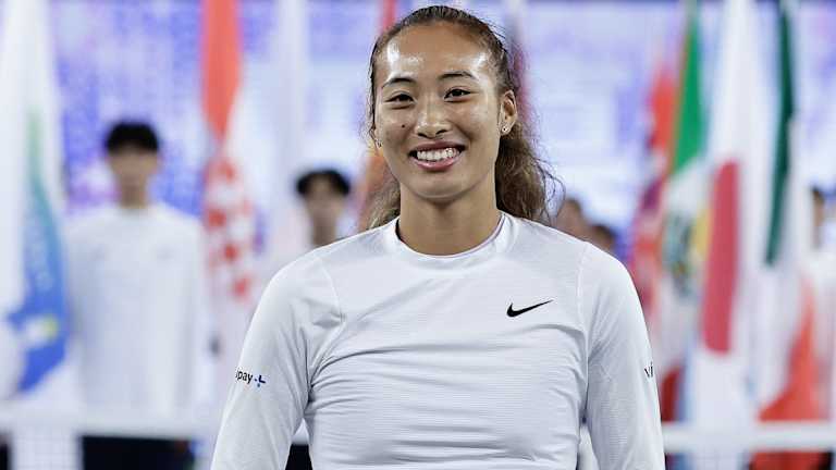 Zheng je bio počasni gost na ceremoniji otvaranja Dongfeng Voiah Vuhan Opena u ponedeljak.