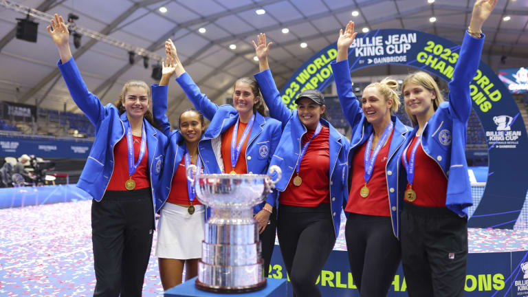 Kanada slavi sa 2023 Billie Jean King Cup.