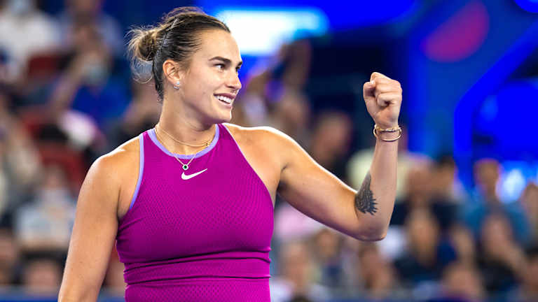 Sabalenka je bila jedina žena koja je osvojila više grend slem titula ove godine, brišući oba tvrde podloge na Otvoreno prvenstvo Australije i Otvoreno prvenstvo.