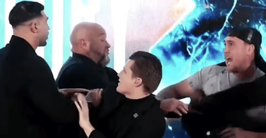 Džon Fjuri Sparks tuču na Tommi Furi vs. Darren Till Presser