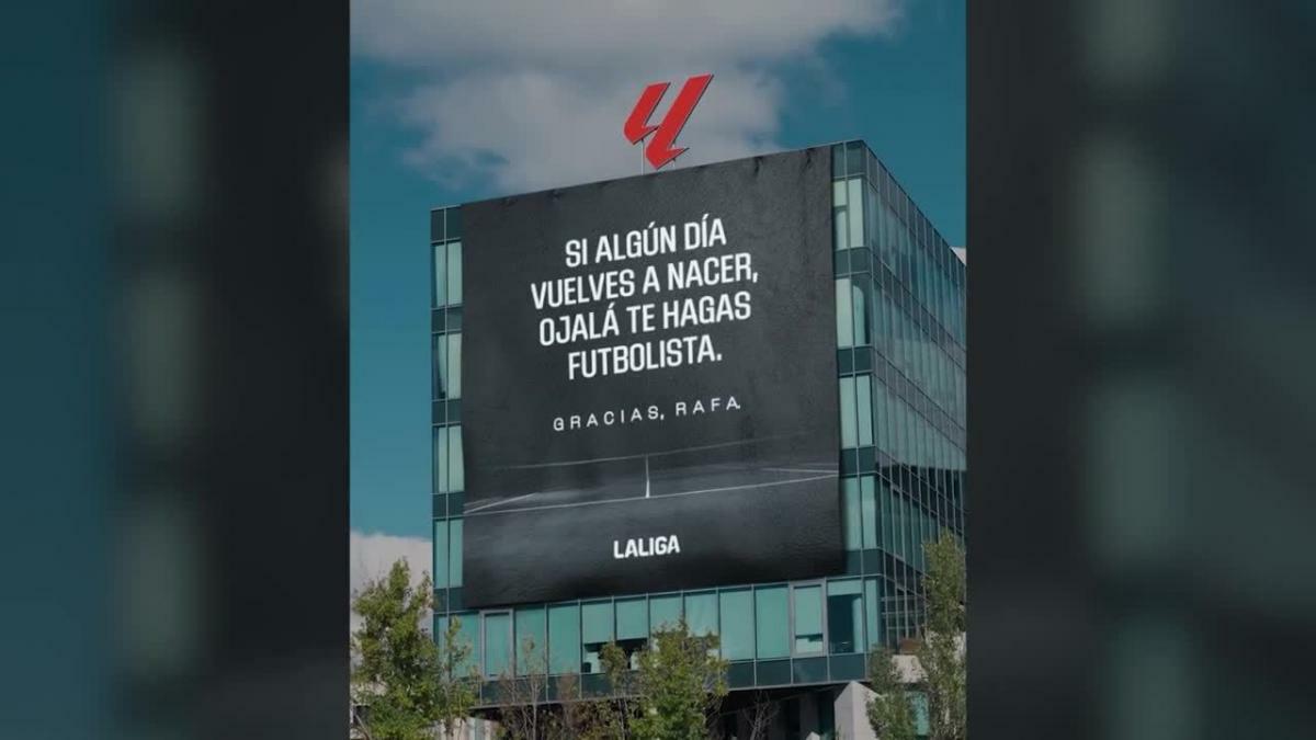 LALIGA podržava Nadala spektakularnim transparentom