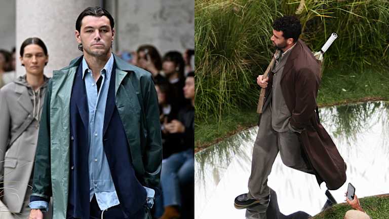Tejlor Fritz i Matteo Berrettini pojavljuju se na modnoj reviji BOSS-a u Milanu.